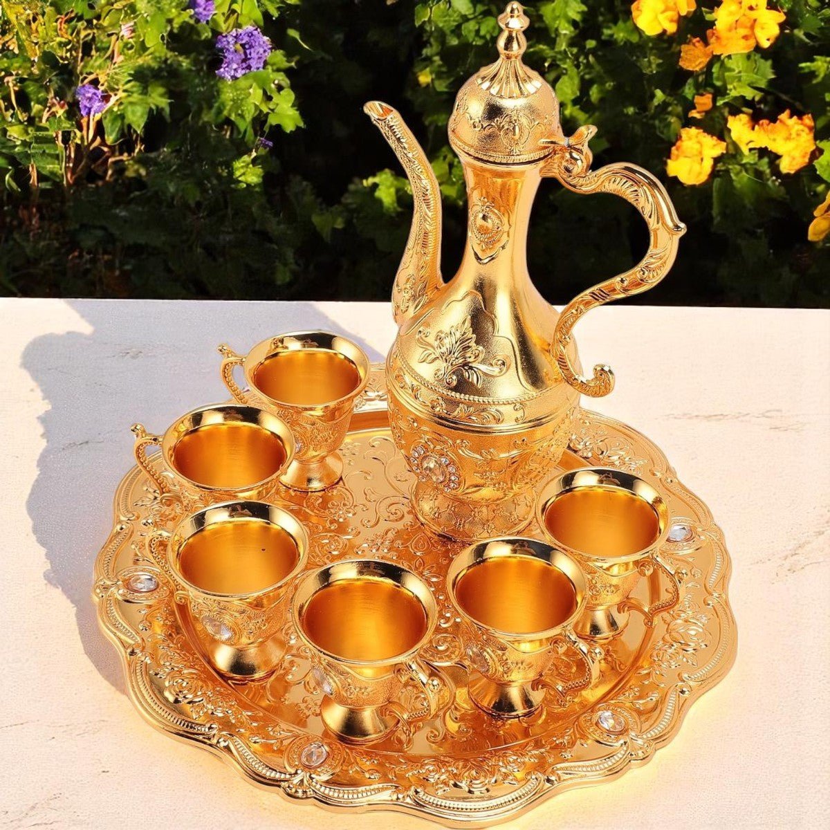 Cafetière Turque - VintageTurkCoffeeSet™ - Doré - Nana's Cuisine