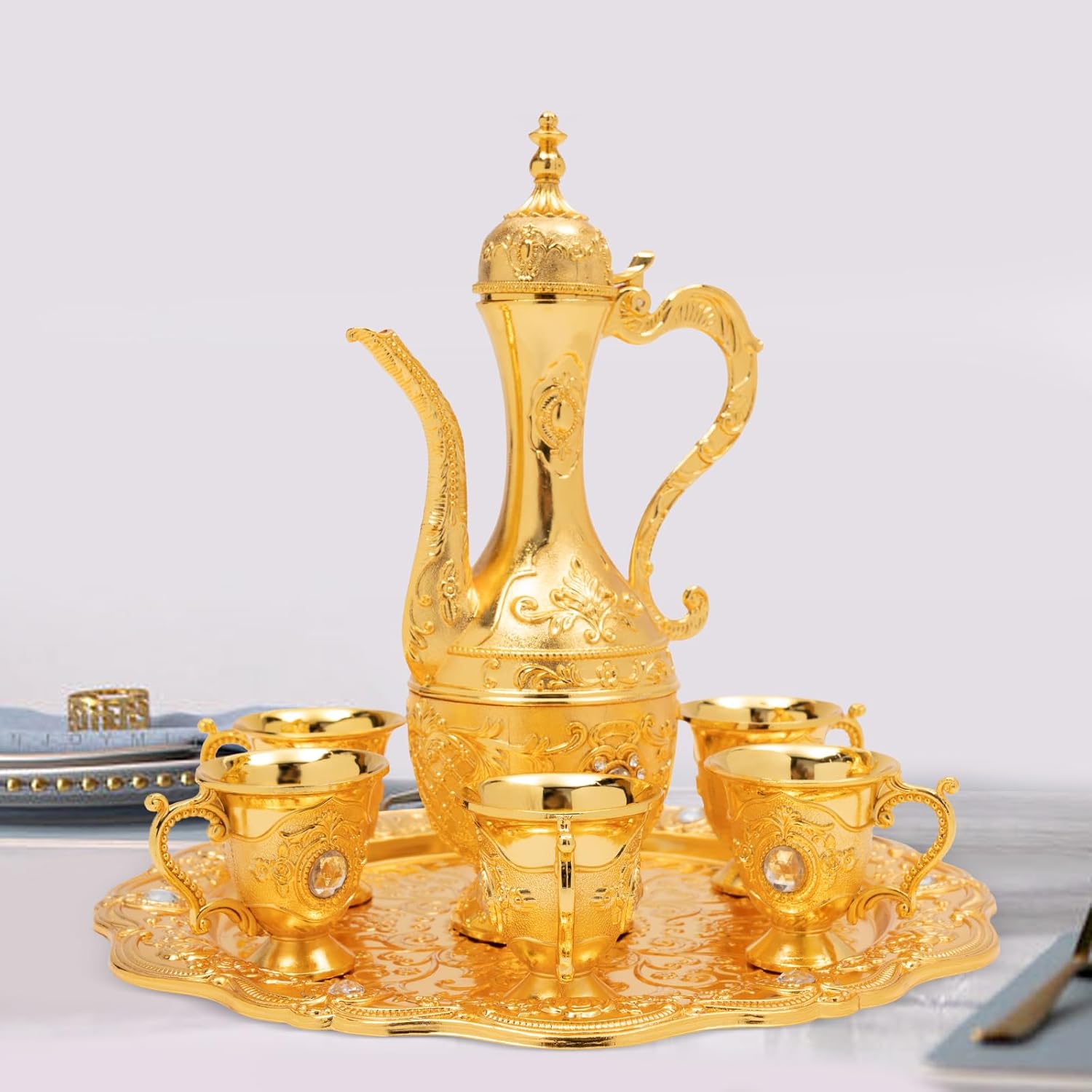 Cafetière Turque - VintageTurkCoffeeSet™ - Doré - Nana's Cuisine