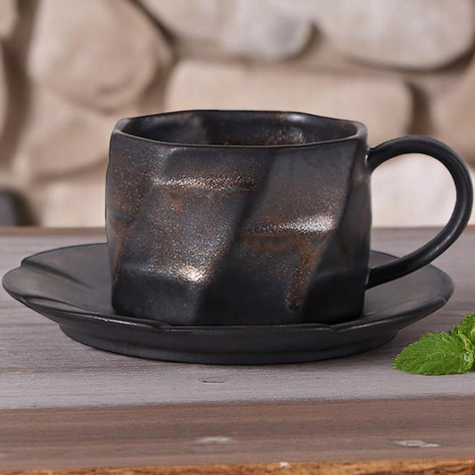 Service à Café - RetroBrewSet™ - Noir Ébène - Nana's Cuisine