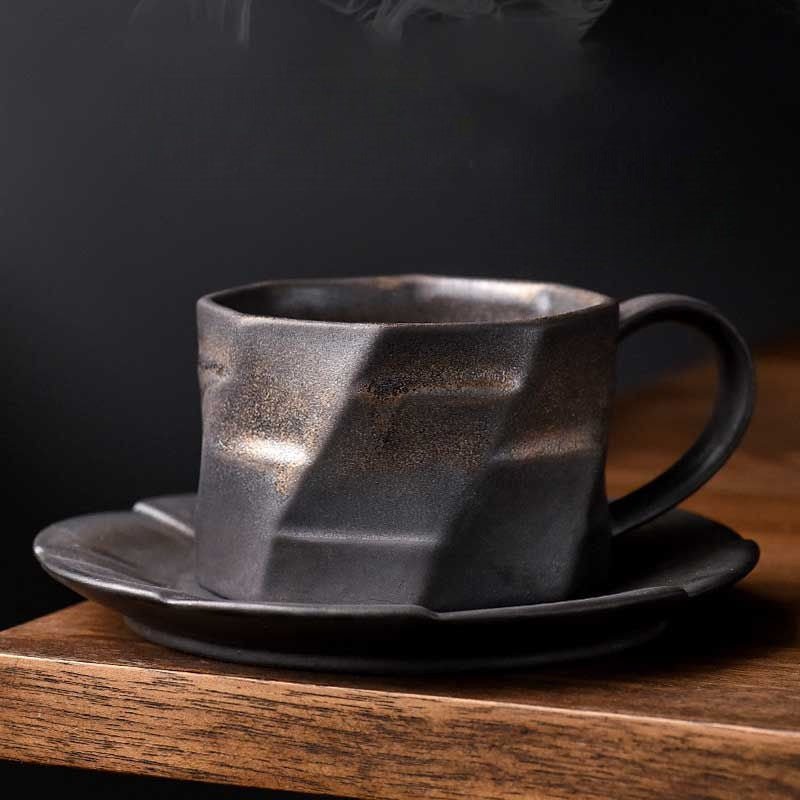 Service à Café - RetroBrewSet™ - Noir Ébène - Nana's Cuisine