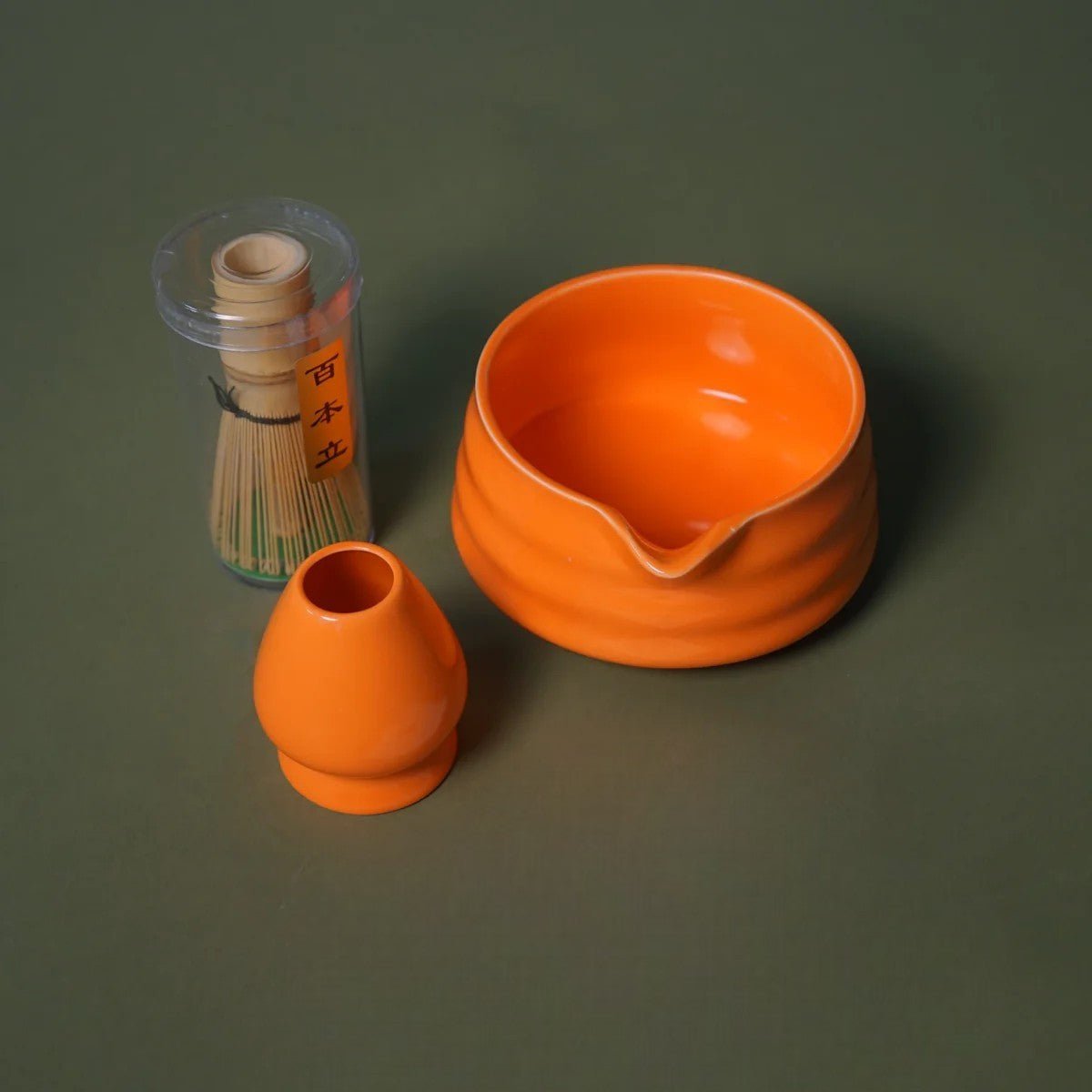 Service à Thé Japonais - ZenMatchaTeaSet™ - Orange - Nana's Cuisine