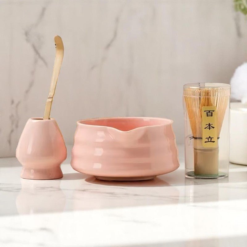 Service à Thé Japonais - ZenMatchaTeaSet™ - Rose - Nana's Cuisine