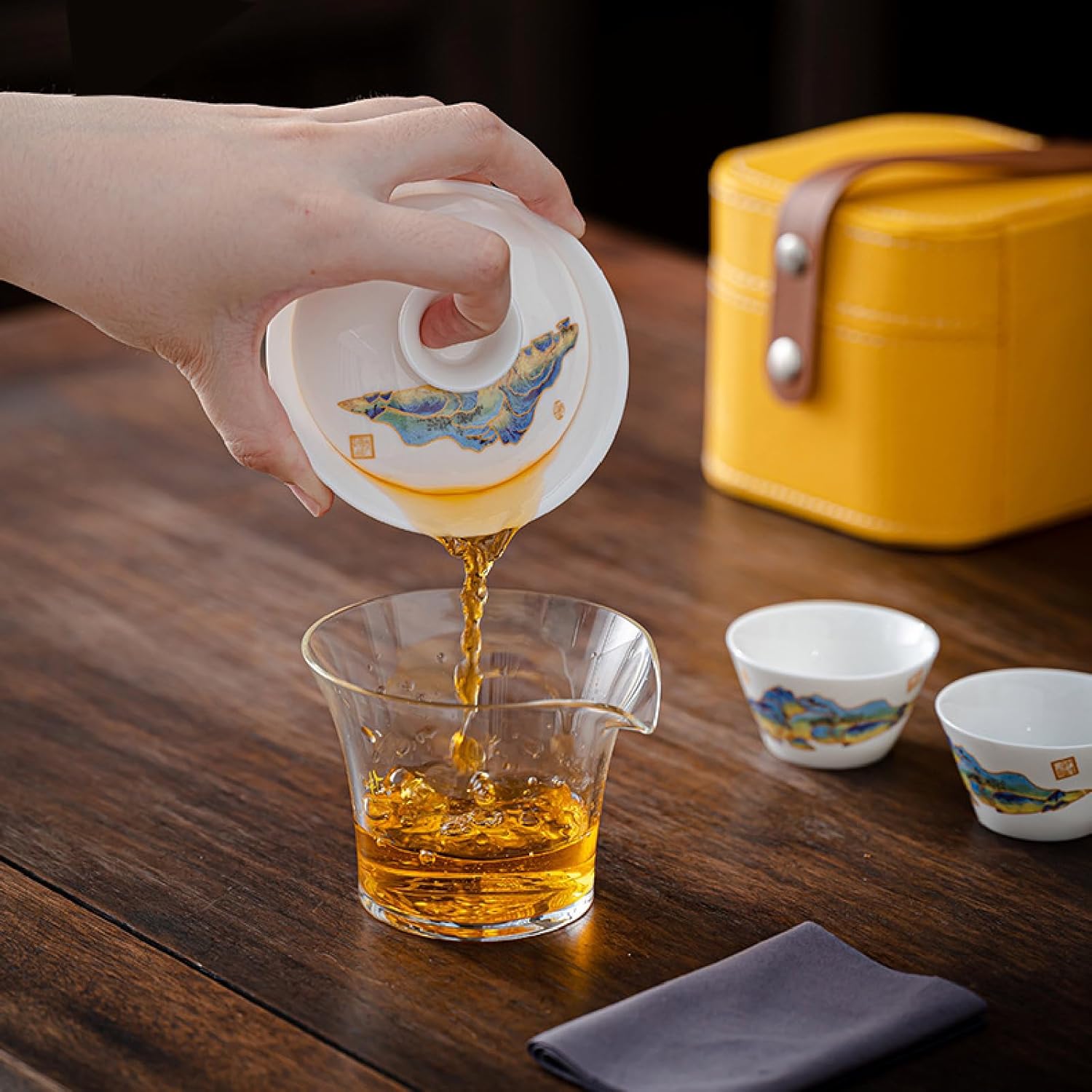 Service à Thé - PorceLuxe™ - Mont Fuji - Nana's Cuisine