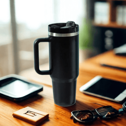 goude noire sur table bureau