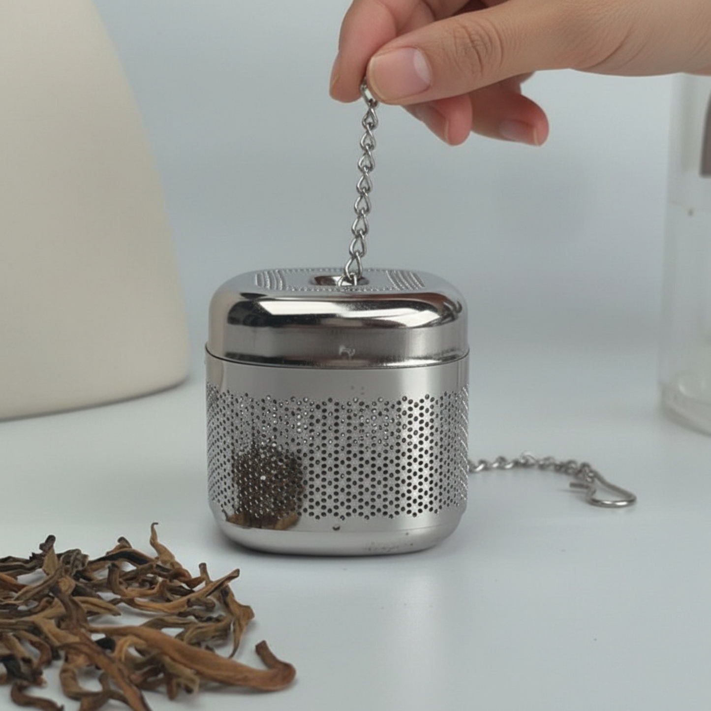 infuseur a thé sur table the en vrac a cote 