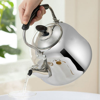 personne utilisant bouilloire et theiere servant dans tasse