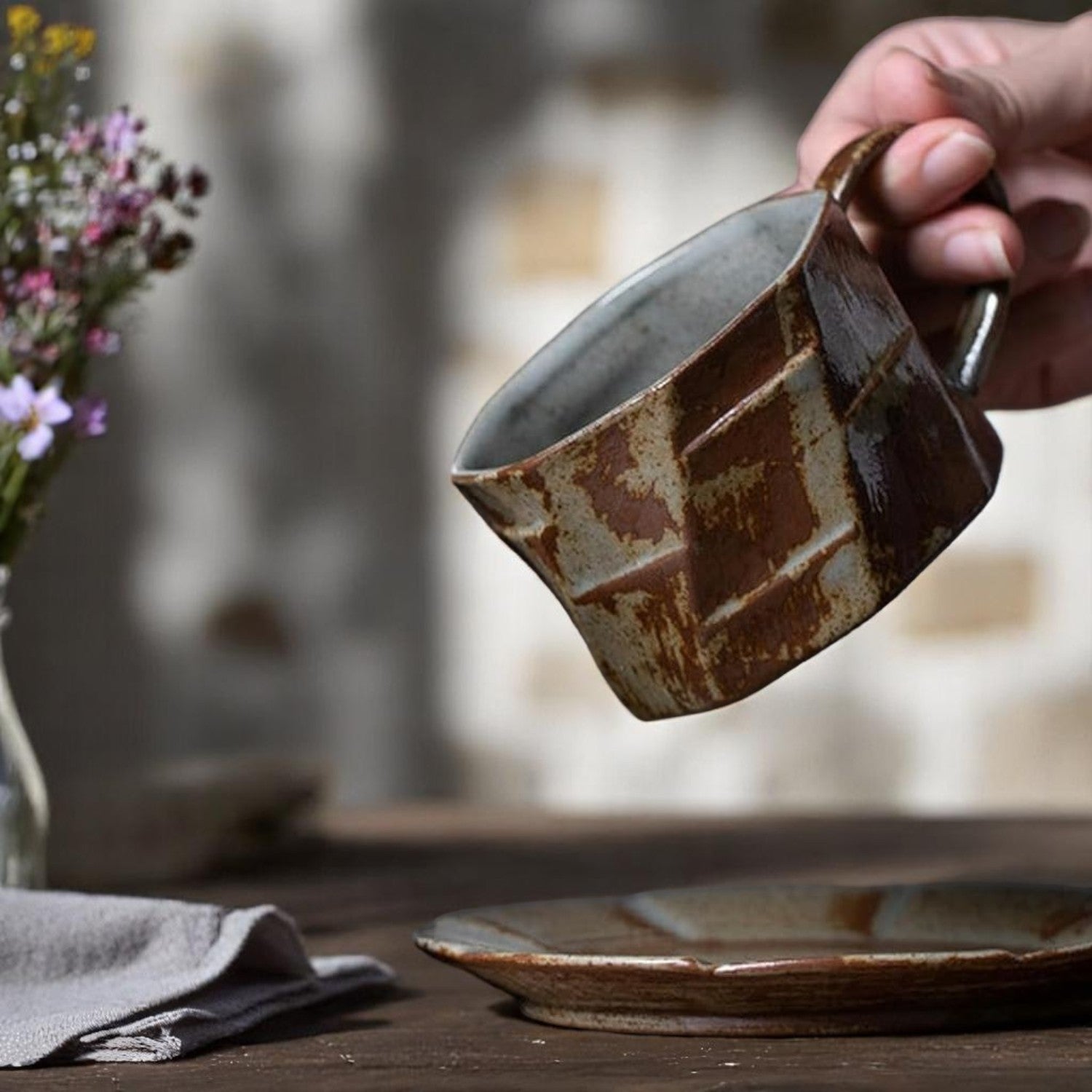 Service à Café - RetroBrewSet™ - Brun Forêt - Nana's Cuisine
