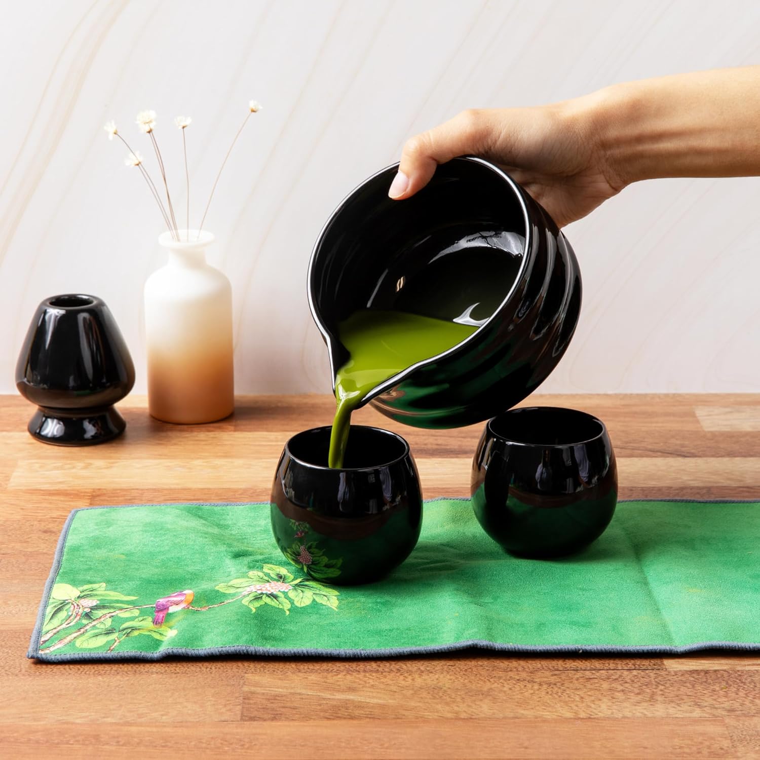 Service à Thé Japonais - ZenMatchaTeaSet™ - Noir - Nana's Cuisine