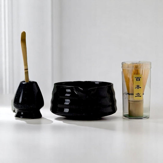 Service à Thé Japonais - ZenMatchaTeaSet™ - Noir - Nana's Cuisine