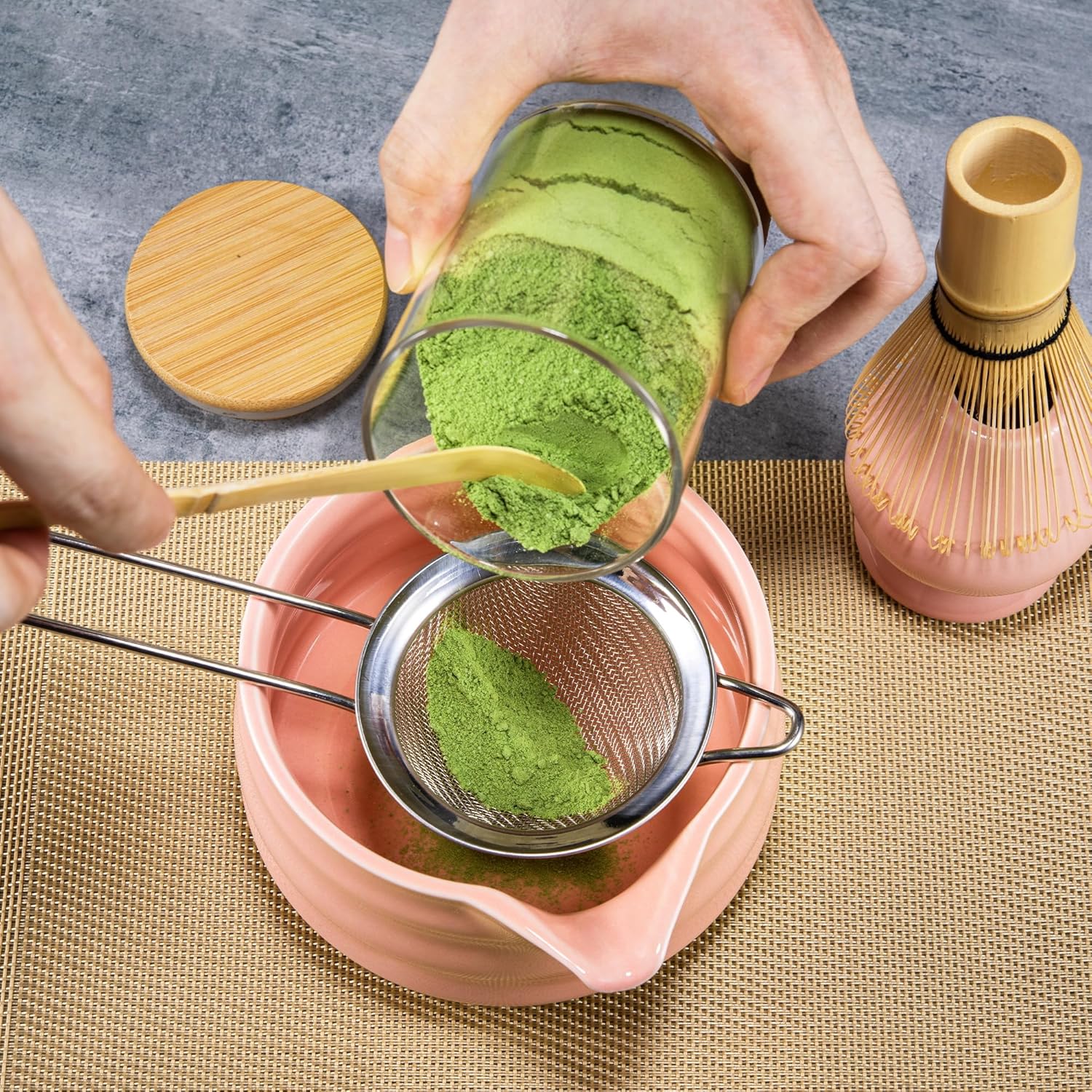 Service à Thé Japonais - ZenMatchaTeaSet™ - Rose - Nana's Cuisine