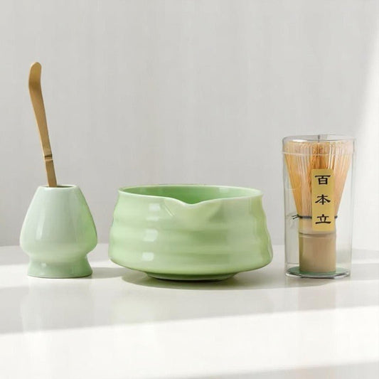 Service à Thé Japonais - ZenMatchaTeaSet™ - Vert Matcha - Nana's Cuisine