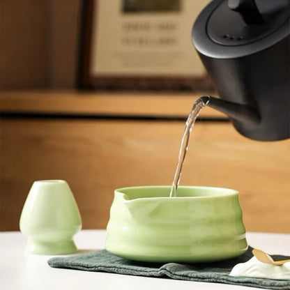 Service à Thé Japonais - ZenMatchaTeaSet™ - Vert Matcha - Nana's Cuisine