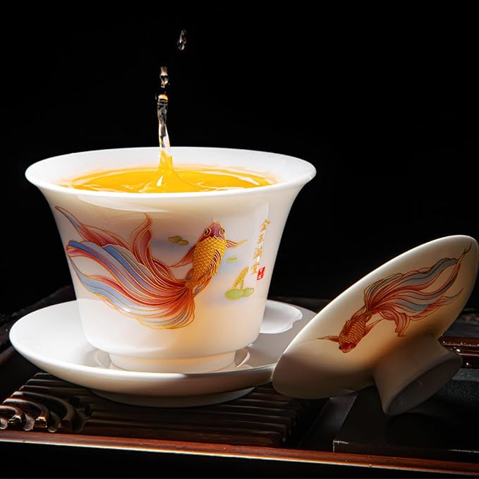 Service à Thé - PorceLuxe™ - Carpe Koi - Nana's Cuisine